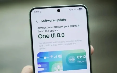 Samsung Galaxy A36, Android 16 tabanlı One UI 8 güncellemesini aldı